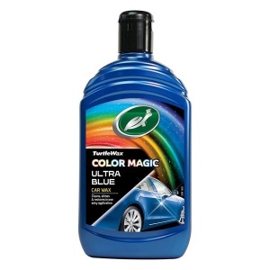 Solutie polish+ceara culoare albastra 3 in 1 Color Magic Jet Ultra Blue TURTLE WAX 500 ml
