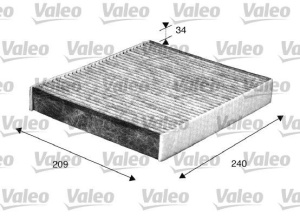 VALEO CLIMFILTER PROTECT 698883 Filtru, aer habitaclu echivalenta CUK 2559 - Img 3