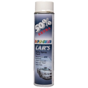 Vopsea spray auto DupliColor, alb, lucios, exterior, 600 ml