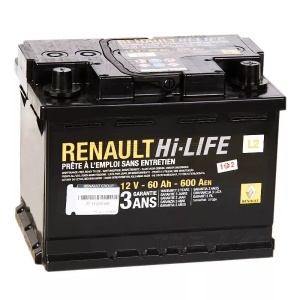 Acumulator Renault 60 Ah - 600A