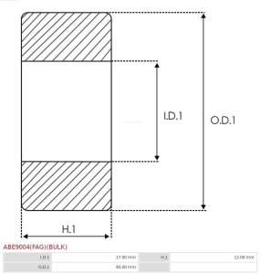 AS-PL ABE9004(FAG)(BULK) Lagar - Img 2