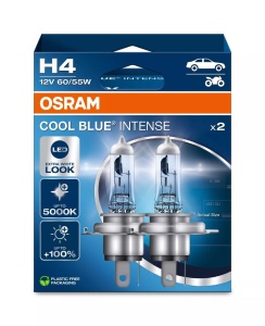 Bec Osram Cool Blue Intense H4 60/55W 12V P43t Set 2 buc