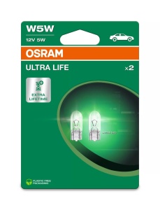 Bec Osram Ultra Life W5W 12V 5W W2.1X9.5s Set 2 buc