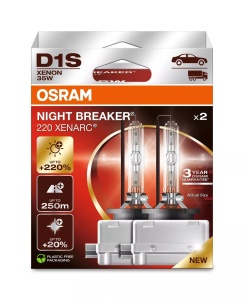 Bec Osram Xenarc Night Breaker 220 D1S 85V 35W Set 2 buc