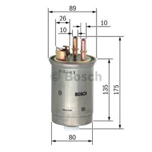 BOSCH 0 450 906 357 Filtru combustibil pentru FORD FIESTA, FOCUS - Img 2