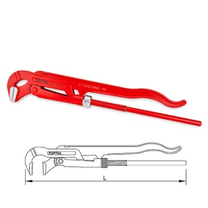 Cleste papagal pentru tevi (Model Suedez 90°)