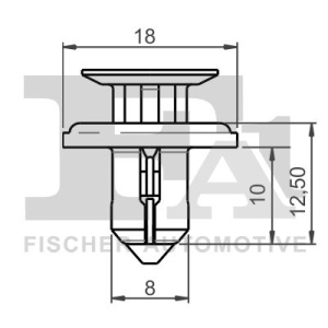 clips, acoperire decorativa si protectie FA1 75-30006.10 - Img 2