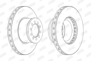 Disc frana fata stg/dr Jurid