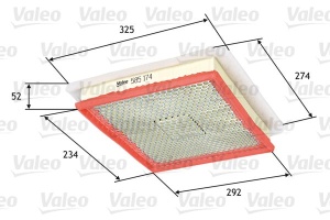 Filtru aer VALEO 585174 echivalenta C 30 130/2 - Img 1