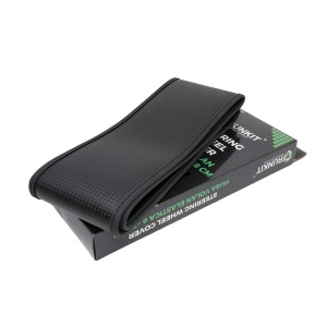 Husa volan elastica negru/cusatura neagra Runkit - 38 cm