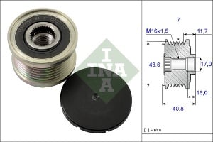 INA 535008010, Fulie alternator