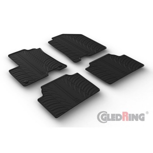 Set 4 covorase cauciuc dedicate KIA e-Niro HB 03.2018->/rubber mats