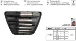SET EXTRACTOARE SURUBURI RUPTE 6BUC