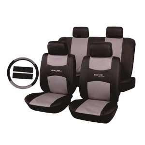 Set huse universale (negru + gri)