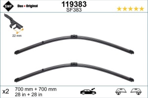 Set lamela stergator SWF Wiper FB OE LHD 700/700 mm