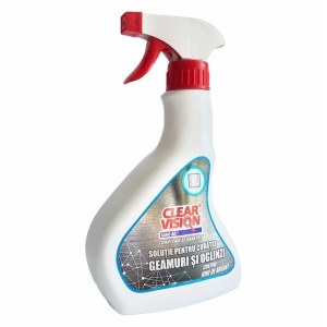 Solutie pentru curatat geamuri si oglinzi cu ioni de Argint, 500 ml