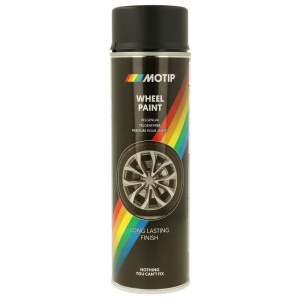 Spray jante Negru Mat Motip 500 ml