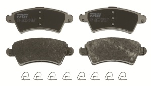 TRW COTEC GDB1501 Plăcuțe de frână potriviți pentru PEUGEOT 206 - Img 1