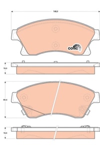 TRW COTEC GDB1843 Plăcuțe de frână - Img 5