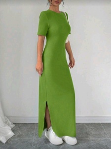 Rochie cu mânecă scurtă LIME
