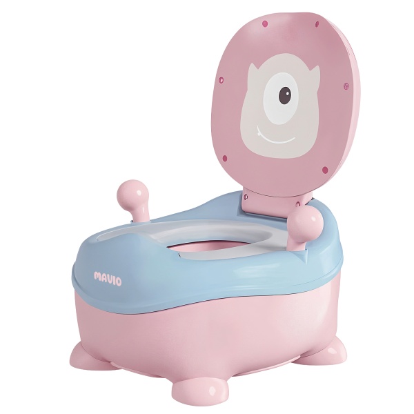 Olita pentru copii Mavio®, Colac Moale, Compartiment Detasabil, Inaltime 22.2cm, Roz