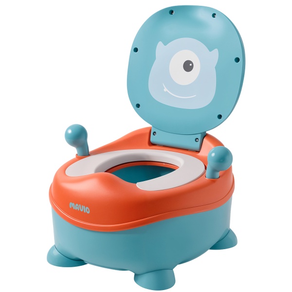 Olita pentru copii Mavio®, Colac Moale, Compartiment Detasabil, Inaltime 22.2cm, Turcoaz