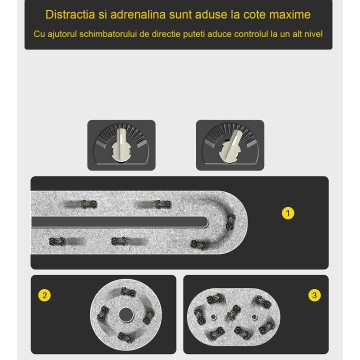 Masina cu telecomanda Mavio®, Control de la 15 m, Viteza Maxima 15 km/h, Lungime 20cm, Gri - Img 9