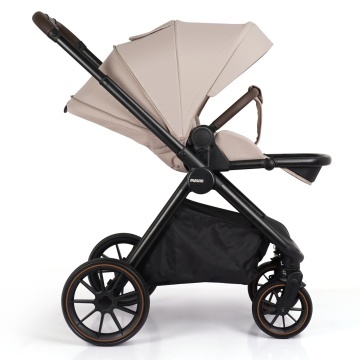 Resigilat - Carucior Sport pentru Bebelusi Mavio®, Model Urban, 0–4 Ani, Pana la 22 kg, Landou Reversibil, Spatar Reglabil 3 Pozitii, Suspensii, Pliere One Fold, Cadru Aluminiu, Pliere Carte, Centura de Siguranta 5 Puncte, Roti Cauciuc, Bej - Img 5