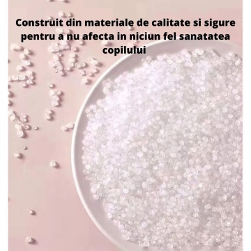 Resigilat - Premergator Reglabil pentru Bebelusi cu Varsta intre 6-36 Luni, Pliabil cu 3 Jucarii, Material Respirabil, Greutatea Maxima 20 kg, Roz - Img 3