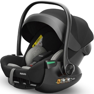 Scoica Auto Bebelusi Mavio®, Model Evo Pro, 40 – 87 cm, Compatibila cu Baza Evo Pro si Carucioarele Urban, Inclinare 170°, 4 Pozitii Maner, 6 Niveluri Reglaj Tetiera, Centura Siguranta 5 Puncte, Sistem Modular, Omologata i-Size R129