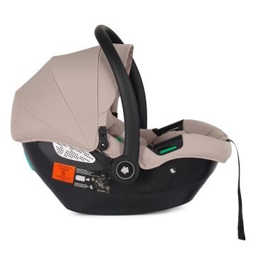 Scoica Auto pentru Bebelusi Mavio®, i-Size R129, Model Urban, 0–15 Luni, 40–87 cm, Pana la 13 kg, Compatibila Caruciorul Mavio Urban, Montare Centura Masinii, Centura Siguranta 3 Puncte, Material Oxford 600D, Bej - Img 4