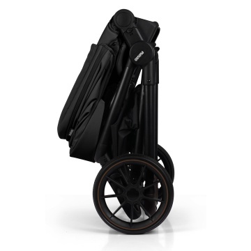 Carucior Sport pentru Bebelusi Mavio®, Model Urban, 0–4 Ani, Pana la 22 kg, Landou Reversibil, Spatar Reglabil 3 Pozitii, Suspensii, Pliere One Fold, Cadru Aluminiu, Pliere Carte, Centura de Siguranta 5 Puncte, Roti Cauciuc, Negru - Img 7