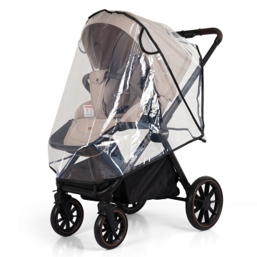Resigilat - Carucior 3 in 1 pentru Bebelusi Mavio®, Model Urban, Landou, Parte Sport, Scoica Auto, Copii 0–4 Ani, Cadru Aluminiu, Sezut Reversibil, Pliere One Fold, Centura de Siguranta 5 Puncte, Maner Reglabil, Geanta, Husa Ploaie, Plasa Tantari, Bej - Img 5