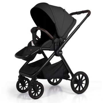 Resigilat - Carucior Sport pentru Bebelusi Mavio®, Model Urban, 0–4 Ani, Pana la 22 kg, Landou Reversibil, Spatar Reglabil 3 Pozitii, Suspensii, Pliere One Fold, Cadru Aluminiu, Pliere Carte, Centura de Siguranta 5 Puncte, Roti Cauciuc, Negru