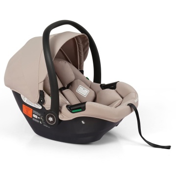Resigilat - Scoica Auto pentru Bebelusi Mavio®, i-Size R129, Model Urban, 0–15 Luni, 40–87 cm, Pana la 13 kg, Compatibila Caruciorul Mavio Urban, Montare Centura Masinii, Centura Siguranta 3 Puncte, Material Oxford 600D, Bej - Img 3