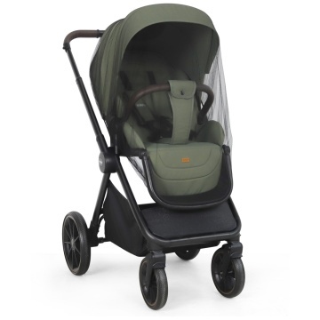 Resigilat - Carucior 3 in 1 pentru Bebelusi Mavio®, Model Urban, Landou, Parte Sport, Scoica Auto, Copii 0–4 Ani, Cadru Aluminiu, Sezut Reversibil, Pliere One Fold, Centura de Siguranta 5 Puncte, Roti EVA, Maner Reglabil, Geanta, Husa Ploaie, Verde - Img 4