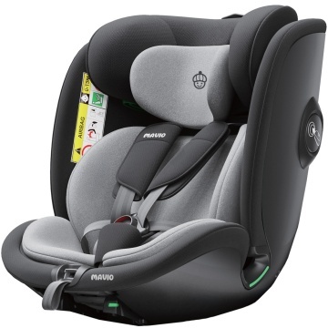 Resigilat - Scaun Auto Copii Mavio®, Model Evo Pro, Sistem Modular, Compatibil Baza Evo Pro, 40 – 150 cm, Montaj Fata 120° / Spate 165°, Centura Siguranta 5 Puncte, Cadru PP Turnare Injectie, Omologat i-Size R129, Gri