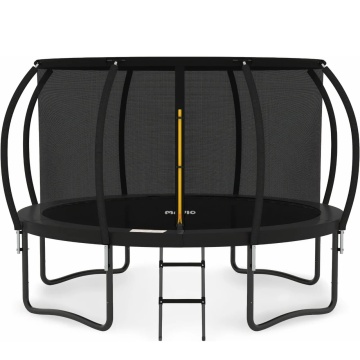 Resigilat - Trambulina pentru Copii Mavio®, Diametru 427 cm, Plasa Protectie, Exterior si Gradina, Protectie UV, Scara de Acces Inclusa, 80 de Arcuri de Sustinere din Otel Galvanizat, Certificat de Siguranta