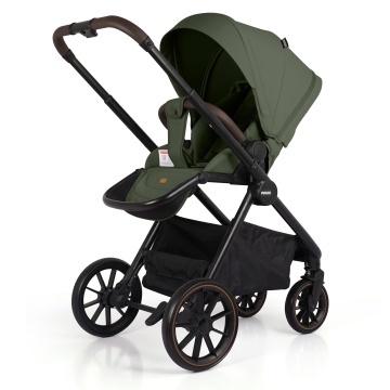 Carucior Sport pentru Bebelusi Mavio®, Model Urban, 0–4 Ani, Pana la 22 kg, Landou Reversibil, Spatar Reglabil 3 Pozitii, Pliere One Fold, Suspensii, Cadru Aluminiu, Pliere Carte, Centura de Siguranta 5 Puncte, Roti Cauciuc, Verde - Img 2