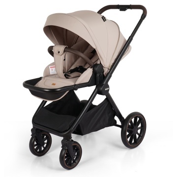 Carucior Sport pentru Bebelusi Mavio®, Model Urban, 0–4 Ani, Pana la 22 kg, Landou Reversibil, Spatar Reglabil 3 Pozitii, Suspensii, Pliere One Fold, Cadru Aluminiu, Pliere Carte, Centura de Siguranta 5 Puncte, Roti Cauciuc, Bej - Img 8