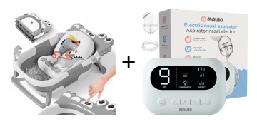 Pachet Cadita Pliabila + Aspirator Nazal