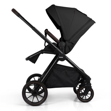 Resigilat - Carucior Sport pentru Bebelusi Mavio®, Model Urban, 0–4 Ani, Pana la 22 kg, Landou Reversibil, Spatar Reglabil 3 Pozitii, Suspensii, Pliere One Fold, Cadru Aluminiu, Pliere Carte, Centura de Siguranta 5 Puncte, Roti Cauciuc, Negru - Img 5