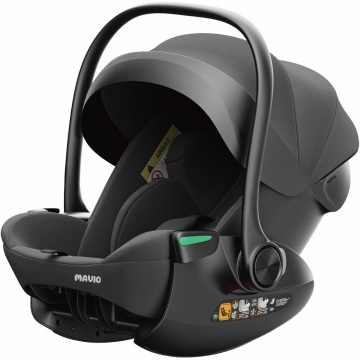 Resigilat - Scoica Auto Bebelusi Mavio®, Model Evo Pro, 40 – 87 cm, Compatibila cu Baza Evo Pro si Carucioarele Urban, Inclinare 170°, 4 Pozitii Maner, 6 Niveluri Reglaj Tetiera, Centura Siguranta 5 Puncte, Sistem Modular, Omologata i-Size R129