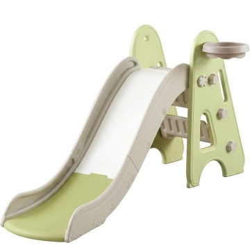 Resigilat - Tobogan Copii Mavio® cu Cos Baschet, 3–6 Ani, Panta Alunecare 165 cm, Structura HDPE Durabila, Pliabil, Stabil si Sigur, Design Ergonomic, Interior/Exterior, Dimensiuni 175x47x77 cm, Verde