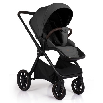 Carucior Sport pentru Bebelusi Mavio®, Model Urban, 0–4 Ani, Pana la 22 kg, Landou Reversibil, Spatar Reglabil 3 Pozitii, Suspensii, Pliere One Fold, Cadru Aluminiu, Pliere Carte, Centura de Siguranta 5 Puncte, Roti Cauciuc, Negru - Img 8