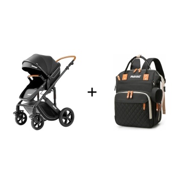 Pachet Carucior 2 in 1 pentru Bebelusi + Geanta pentru Mamici si Copii