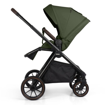 Resigilat - Carucior Sport pentru Bebelusi Mavio®, Model Urban, 0–4 Ani, Pana la 22 kg, Landou Reversibil, Spatar Reglabil 3 Pozitii, Pliere One Fold, Suspensii, Cadru Aluminiu, Pliere Carte, Centura de Siguranta 5 Puncte, Roti Cauciuc, Verde - Img 5