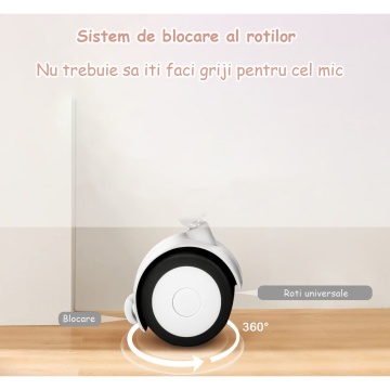 Resigilat - Scaun de Masa 3in1 pentru Bebelusi si Copii, Varsta 6-72 luni, Inaltime Ajustabila, Centura de Siguranta in 5 Puncte, Tavita Reglabila si Detasabila, Greutate Maxima 50kg, Crem - Img 5