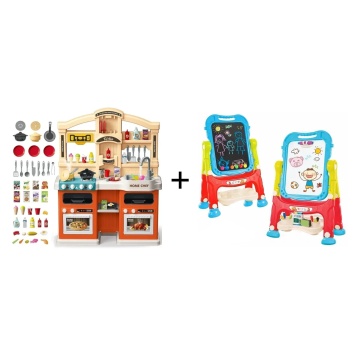 Pachet Bucatarie pentru Copii + Tabla Magnetica Educativa
