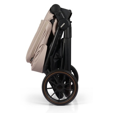 Resigilat - Carucior Sport pentru Bebelusi Mavio®, Model Urban, 0–4 Ani, Pana la 22 kg, Landou Reversibil, Spatar Reglabil 3 Pozitii, Suspensii, Pliere One Fold, Cadru Aluminiu, Pliere Carte, Centura de Siguranta 5 Puncte, Roti Cauciuc, Bej - Img 7
